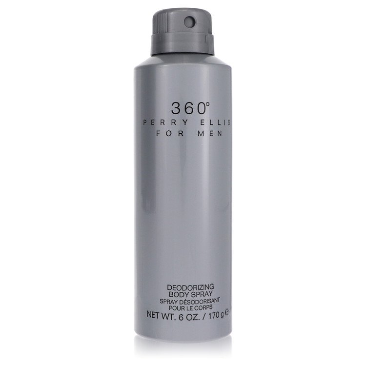 Perry Ellis 360 Body Spray for Men, 6 oz / 177 ml