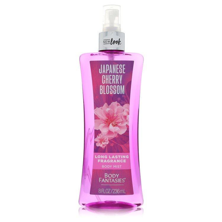 Body Fantasies Signature Japanese Cherry Blossom Body Spray by Parfums De Coeur, 8 oz / 236 ml for Women