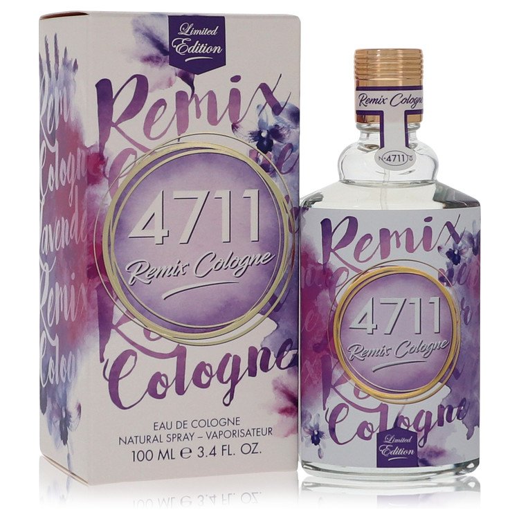 4711 Eau De Cologne Remix Lavender Spray for Men, 3.4 oz / 100 ml The Fragrance Avenue