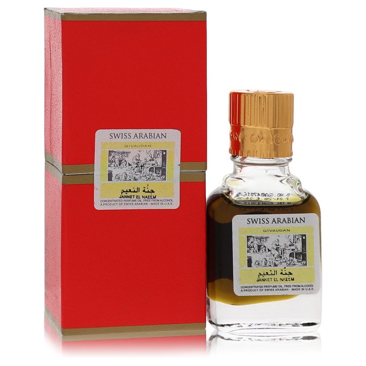 Jannet El Naeem by Swiss Arabian Alcohol-Free Concentrated Perfume Oil Unisex 0.30 oz/9 ml The Fragrance Avenue