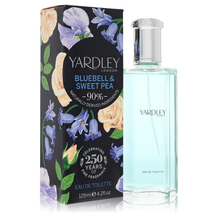 Yardley Bluebell & Sweet Pea Eau de Toilette Spray for Women, 4.2 oz / 124 ml The Fragrance Avenue