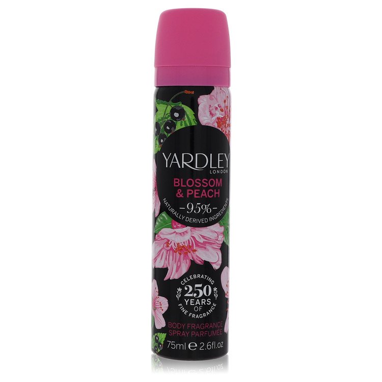 Yardley Blossom & Peach Body Fragrance Spray by Yardley London, 2.6 oz / 75 ml for Women The Fragrance Avenue