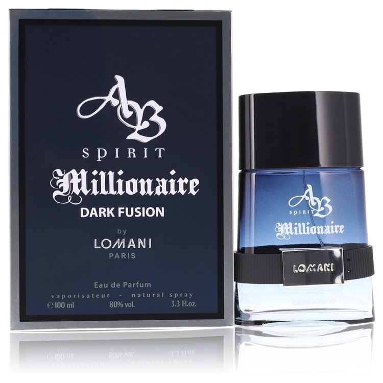 Lomani Spirit Millionaire Dark Fusion Eau De Parfum Spray for Men 3.3 oz (100 ml) The Fragrance Avenue