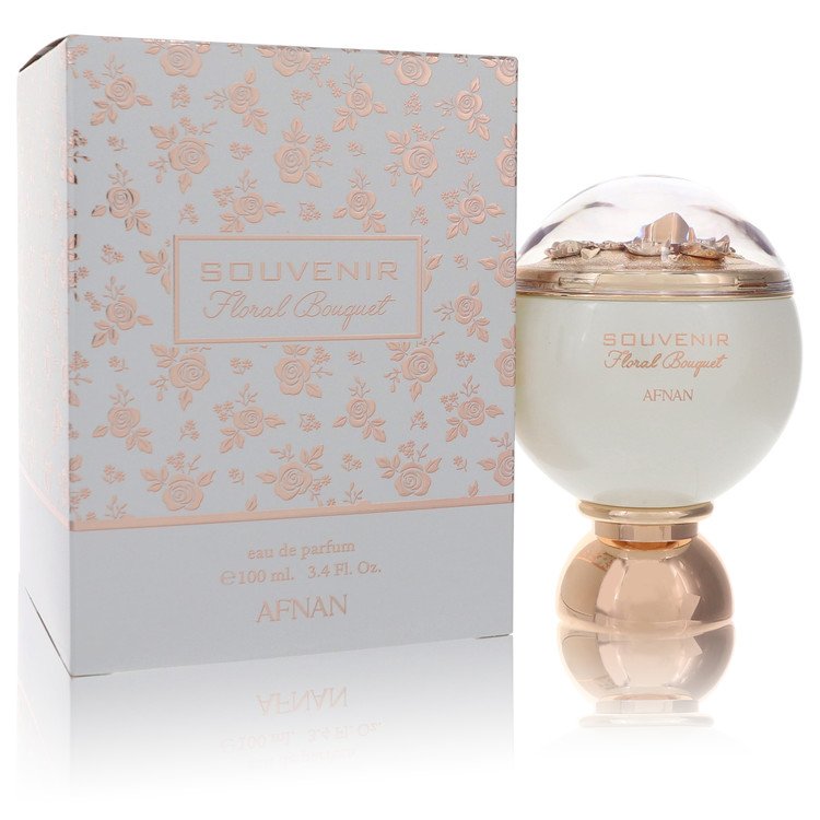 Afnan Souvenir Floral Bouquet Eau De Parfum Spray 3.4 oz / 100 ml for Women The Fragrance Avenue