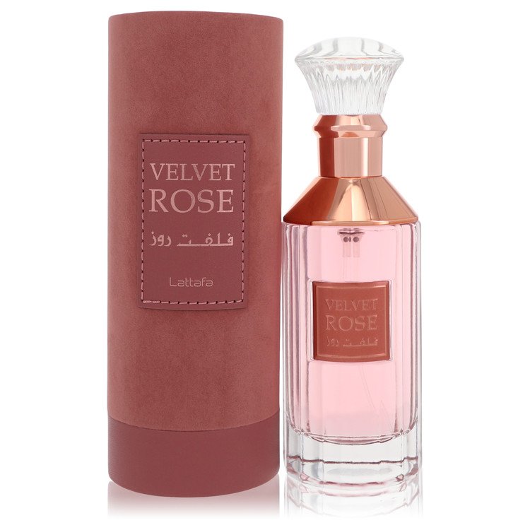 Lattafa Velvet Rose Eau de Parfum Spray (Unisex) 3.4 oz / 100 ml The Fragrance Avenue