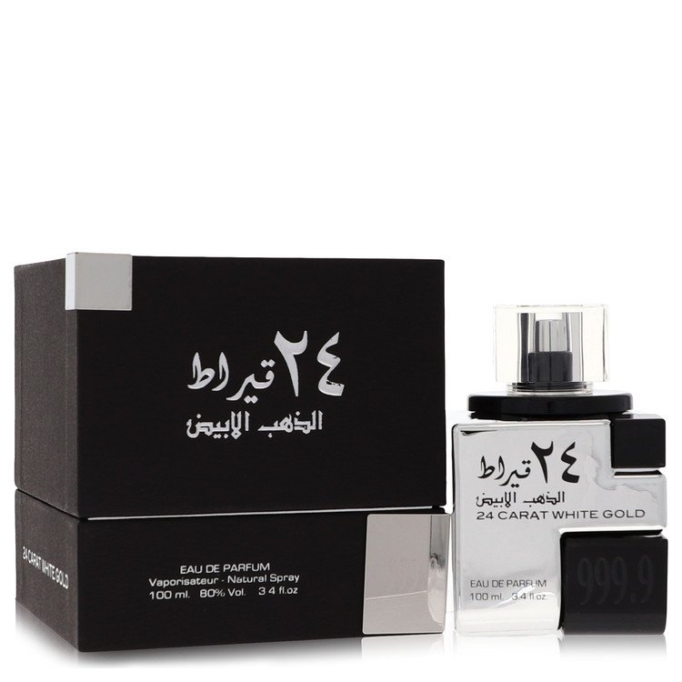 Lattafa 24 Carat White Gold Unisex Eau De Parfum Spray 3.4 oz / 100 ml The Fragrance Avenue