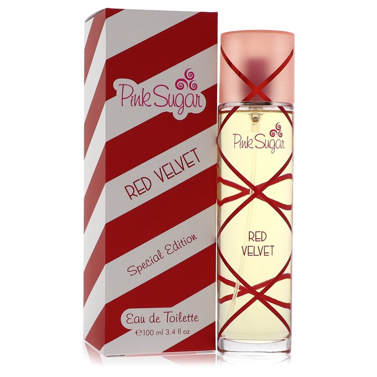 Aquolina Pink Sugar Red Velvet Eau De Toilette Spray 3.4 oz / 100 ml for Women The Fragrance Avenue