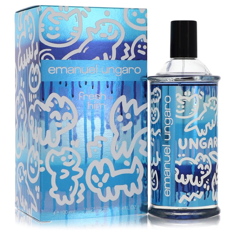 Emanuel Ungaro Fresh For Him Eau de Toilette Spray 3.4 oz / 100 ml for Men The Fragrance Avenue