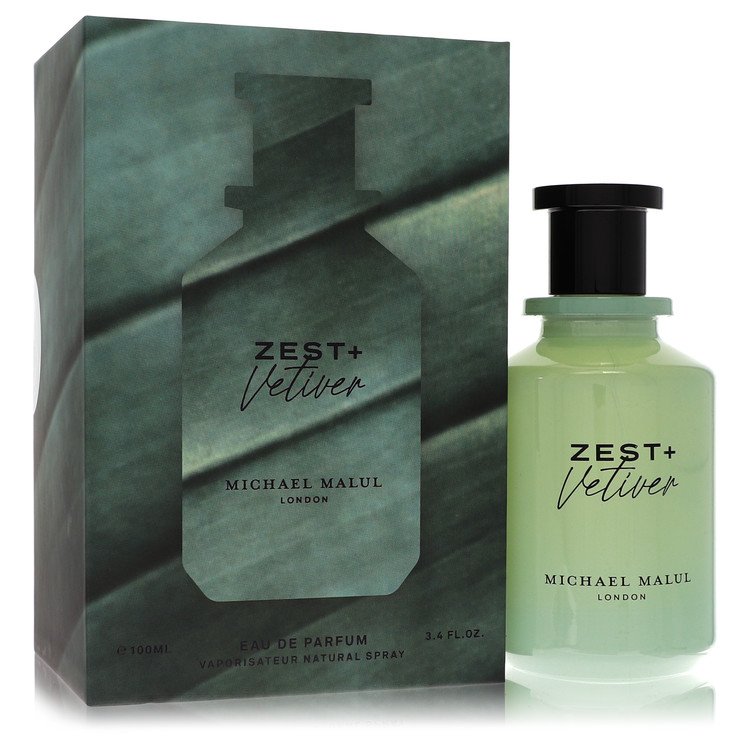 Michael Malul Zest and Vetiver Eau de Parfum Spray for Men 3.4 oz / 100 ml The Fragrance Avenue