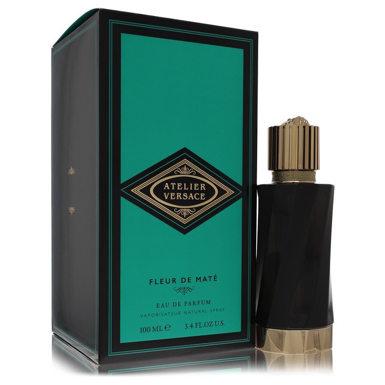Versace Atelier Fleur De Mate Eau De Parfum Spray 3.4 oz (100 ml) for Men The Fragrance Avenue