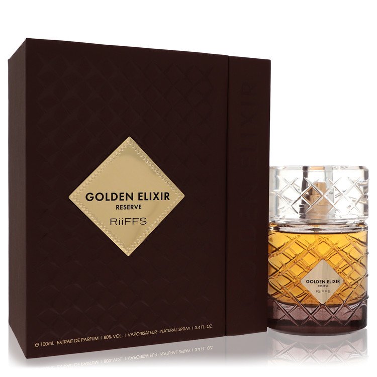 Riiffs Golden Elixir Reserve Extrait De Parfum Spray 3.4 oz / 100 ml Unisex The Fragrance Avenue