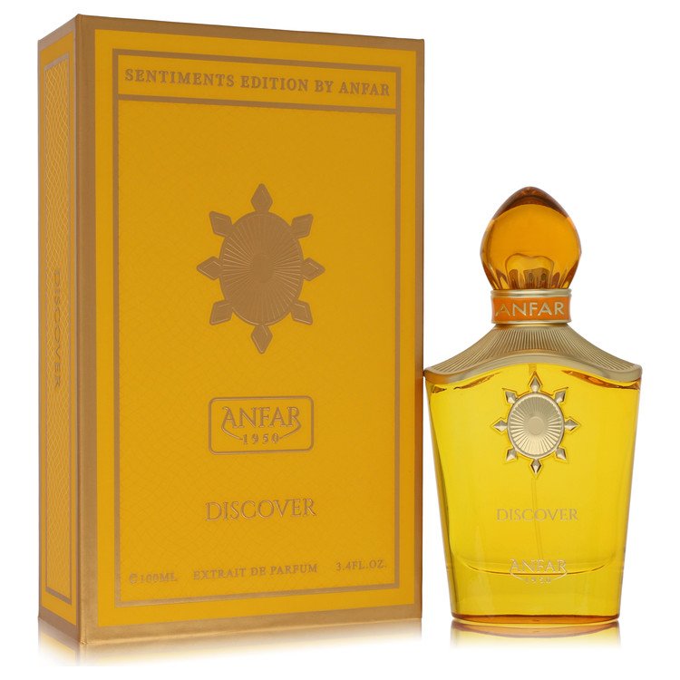 Dark blue glass bottle with gold label, 3.4 oz spray for men by The Fragrance Avenue