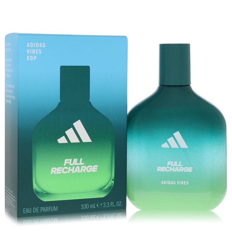 Adidas Vibes Full Recharge Eau de Parfum Spray 3.3 oz / 100 ml for Men The Fragrance Avenue
