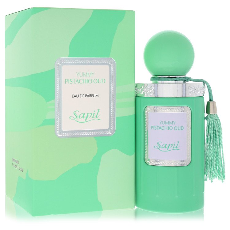 Sapil Yummy Pistachio Oud Eau de Parfum Spray for Women, 3.4 oz / 100 ml The Fragrance Avenue
