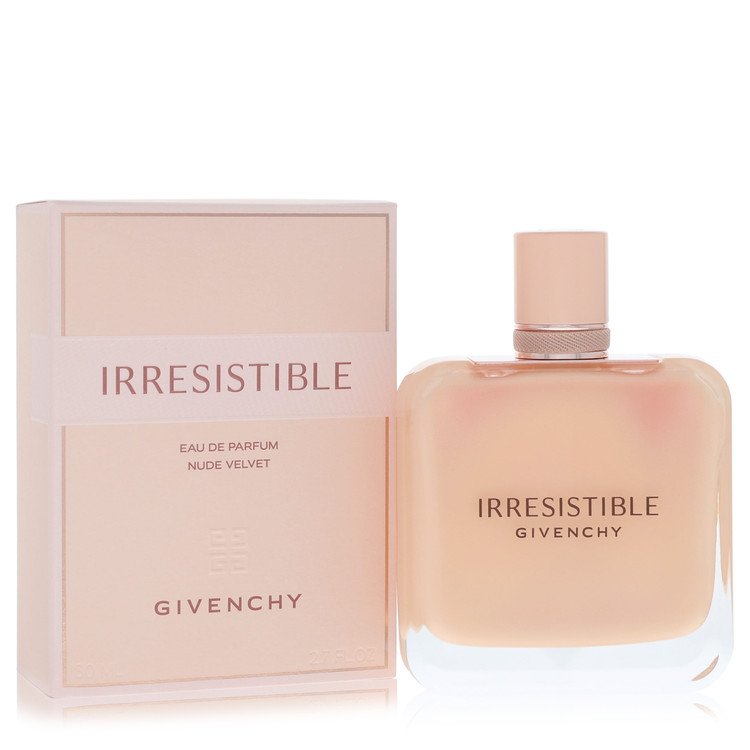 Givenchy Nude Velvet Eau De Parfum Spray in gold bottle with black cap, 2.7 oz by The Fragrance Avenue