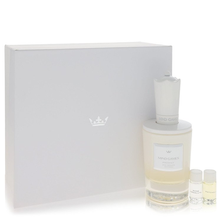 Mind Games Prodigy Gift Set - 3.4 oz (100 ml) Extrait De Parfum Spray with 2 Mini Extracts The Fragrance Avenue