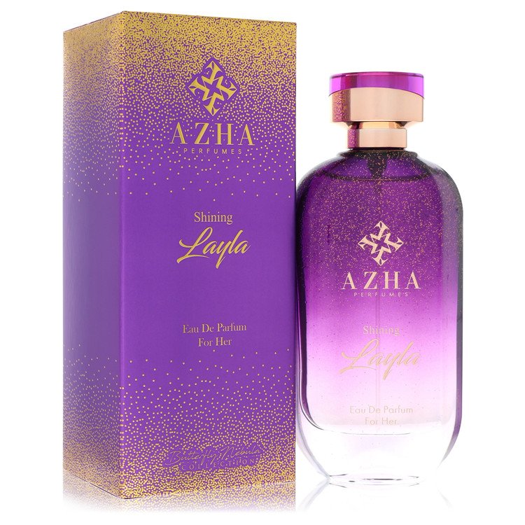 Azha Eau De Parfum Spray 3.3 oz (100 ml) for Women - Azha Al Shining Layla