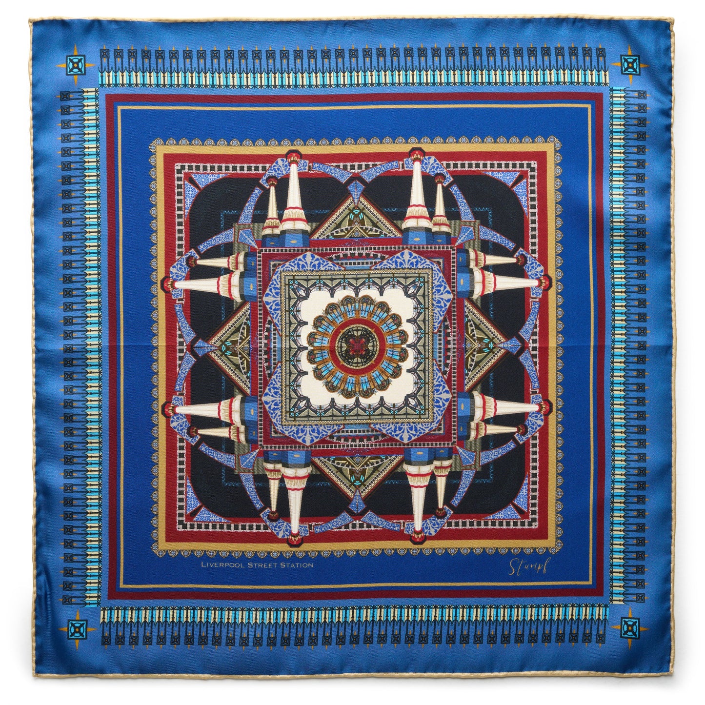 Liverpool Street Station in Nocturn Pocket Square Benson & Clegg