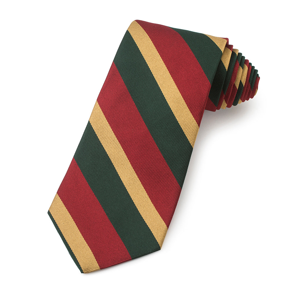 5th Royal Inniskilling Dragoon Guards Three-Fold Silk Reppe Tie Benson & Clegg