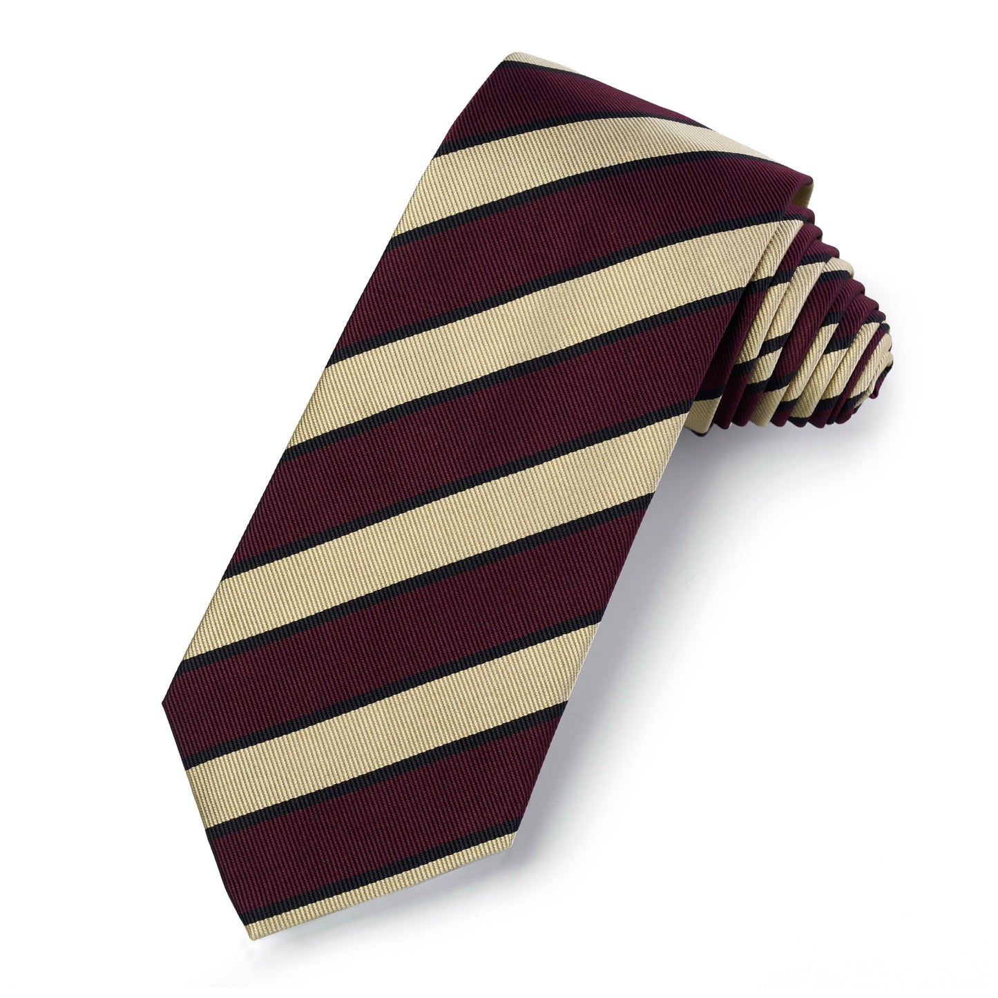 West Indian Regiment Three-Fold Silk Reppe Tie Benson & Clegg