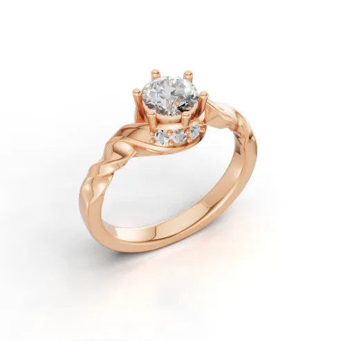 Celestial Vine Side Stone Ring - SJR London Timepiece
