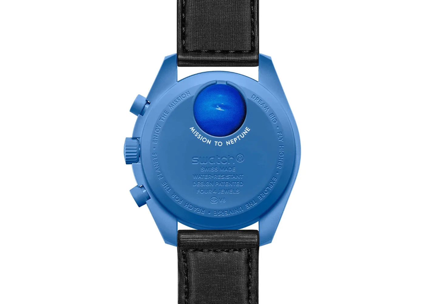 Swatch x Omega Bioceramic Moonswatch Mission to Neptune (SO33N100) - SJR London Timepiece