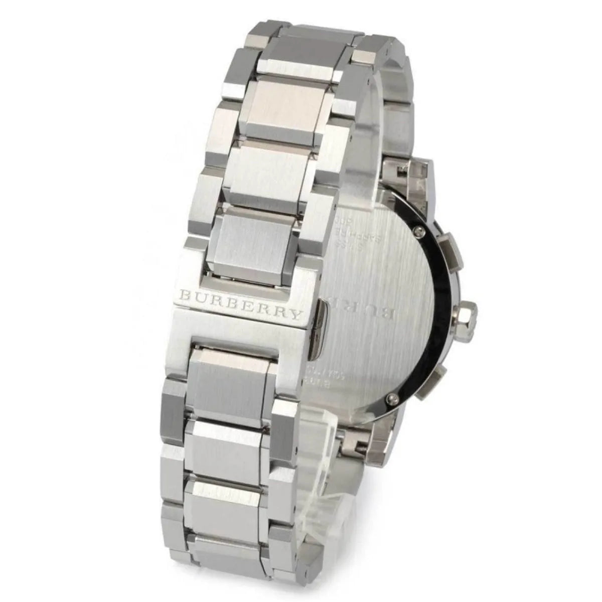 Burberry BU9351 The City Men's Silver & Black Chronograph Watch - SJR London Timepiece