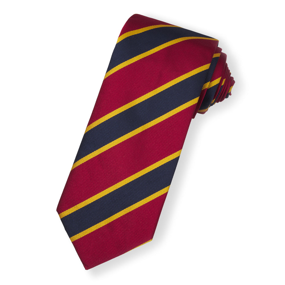 Fife And Forfar Yeomanry Silk Reppe Tie Benson & Clegg