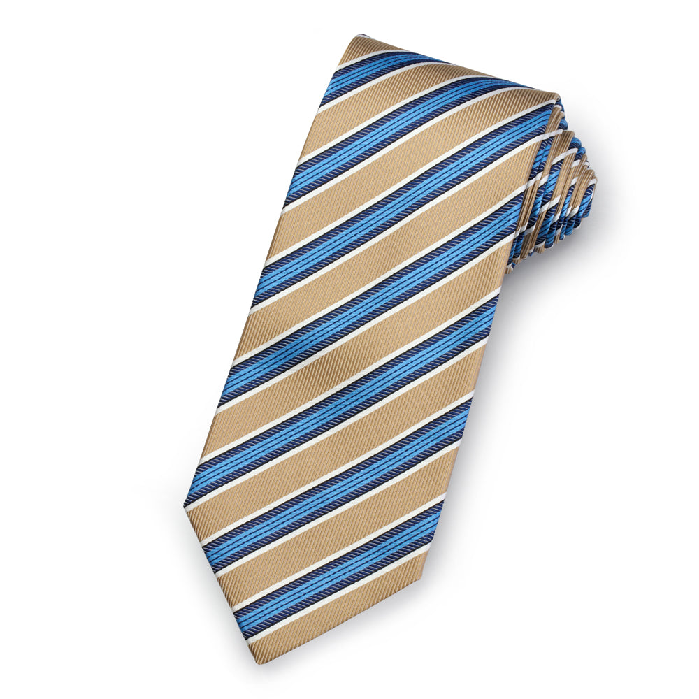 The Windrush Silk Stripe Tie Benson & Clegg
