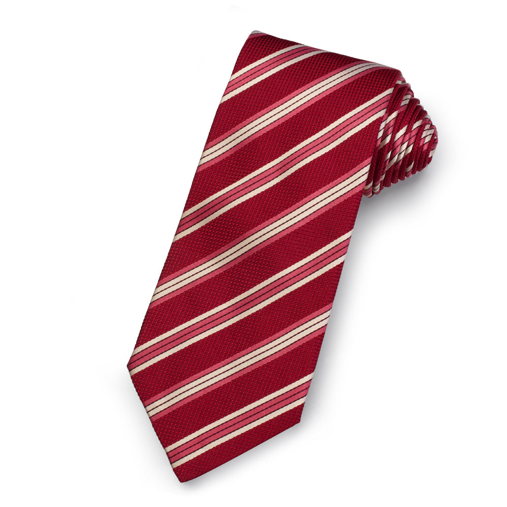 The St James Silk Stripe Tie Benson & Clegg