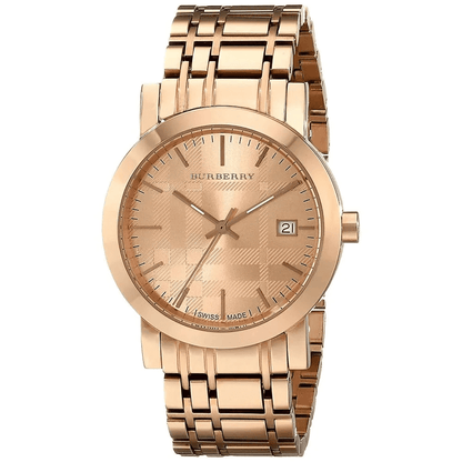 Burberry BU1864 Men's Heritage Rose Gold - SJR London Timepiece