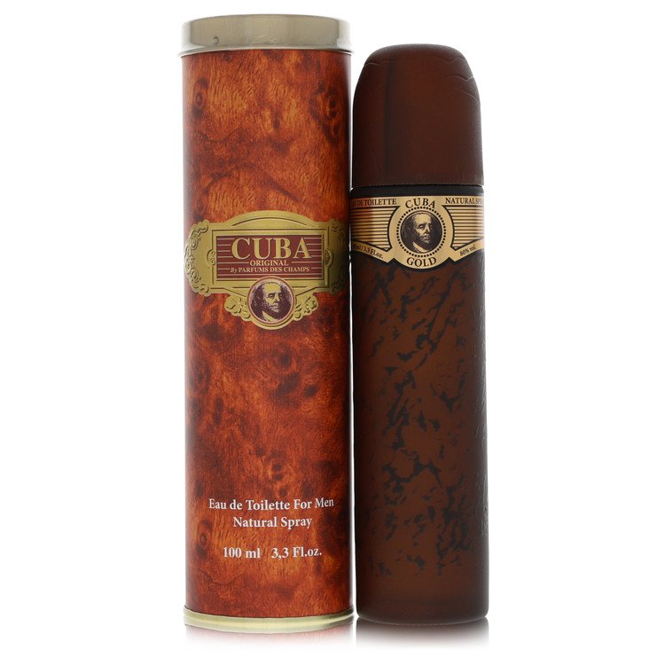 Cuba Gold by Fragluxe Eau de Toilette Spray for Men, 3.4 oz / 100 ml The Fragrance Avenue