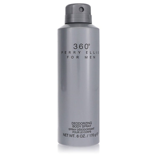 Perry Ellis 360 Body Spray for Men, 6 oz / 177 ml