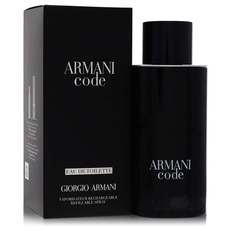 Armani Code Refillable Eau de Toilette Spray for Men by Giorgio Armani 3.4 oz/100 ml The Fragrance Avenue