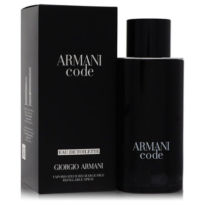 Armani Code Refillable Eau de Toilette Spray for Men by Giorgio Armani 3.4 oz/100 ml The Fragrance Avenue