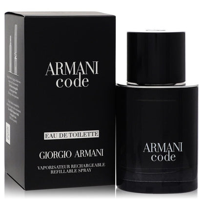 Armani Code Refillable Eau de Toilette Spray for Men by Giorgio Armani 3.4 oz/100 ml The Fragrance Avenue