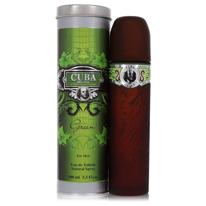 Cuba Green by Fragluxe Eau De Toilette Spray for Men, 3.4 oz / 100 ml The Fragrance Avenue