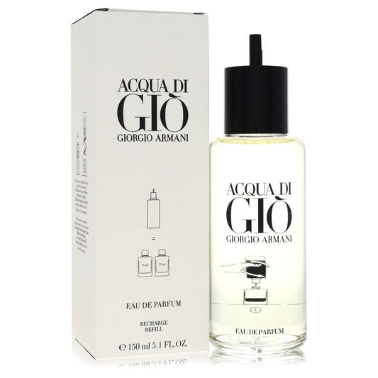 Acqua Di Gio by Giorgio Armani Eau de Parfum Refill 5.1 oz (150 ml) for Men