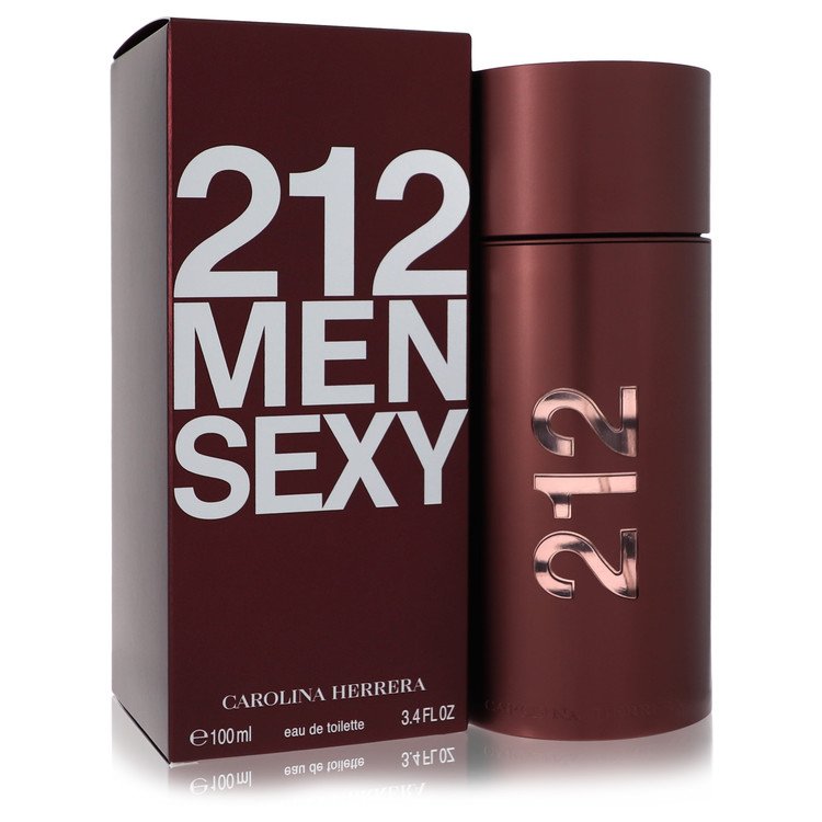 212 Sexy Eau De Toilette Spray for Men by Carolina Herrera, 3.4 oz / 100 ml The Fragrance Avenue