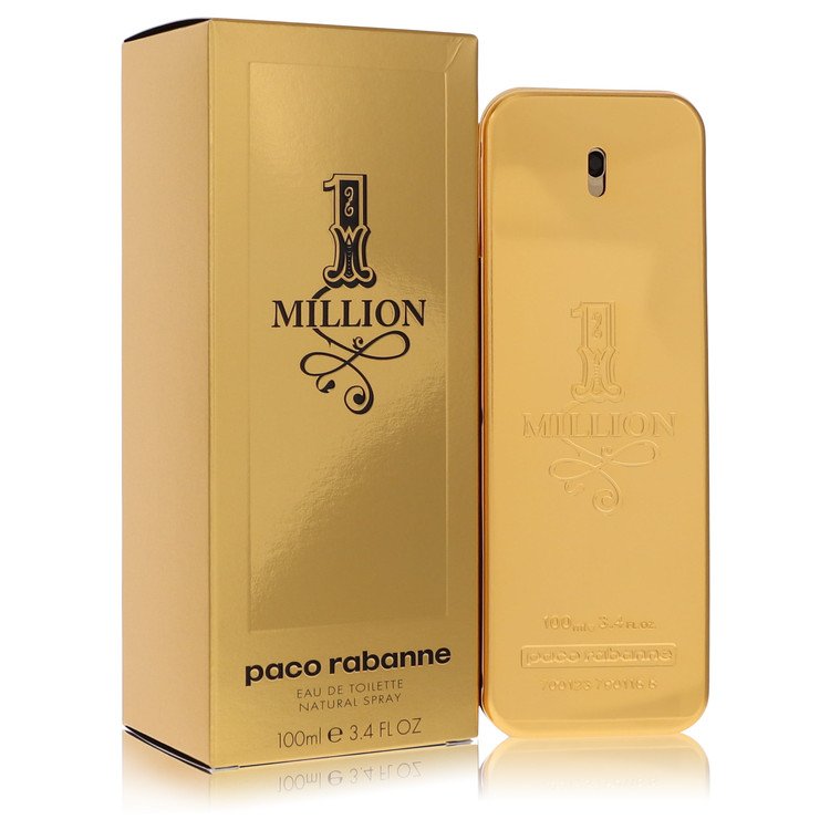 Paco Rabanne 1 Million Eau de Toilette Spray for Men, 3.4 oz/100 ml The Fragrance Avenue