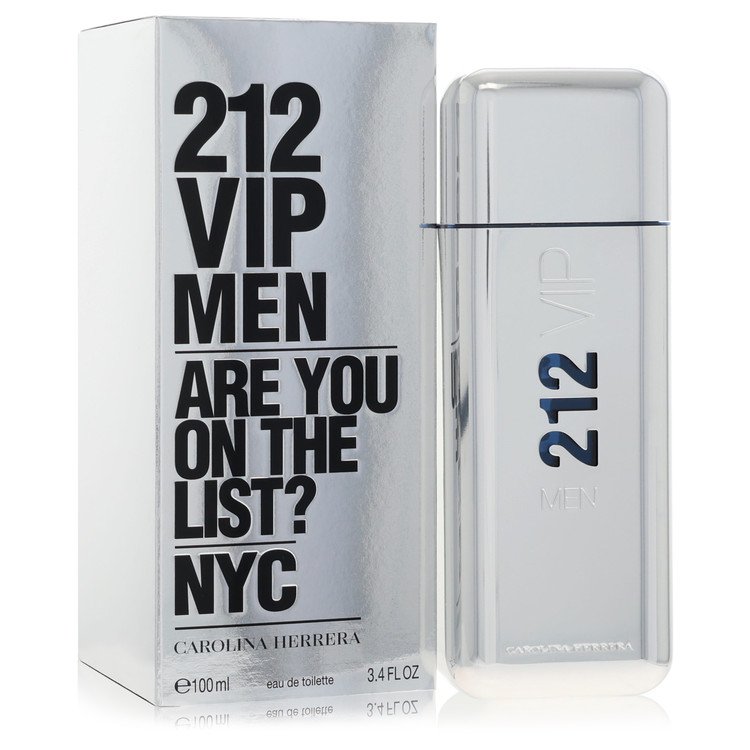 212 VIP Eau De Toilette Spray for Men by Carolina Herrera, 3.4 oz / 100 ml The Fragrance Avenue