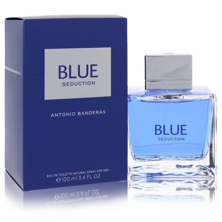 Antonio Banderas Blue Seduction Eau De Toilette Spray for Men, 3.4 oz / 100 ml The Fragrance Avenue
