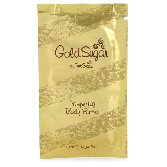 Aquolina Gold Sugar Body Butter Pouch for Women, 0.34 oz / 10 ml