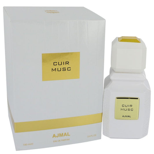 Ajmal Cuir Musc Unisex Eau De Parfum Spray 3.4 oz / 100 ml