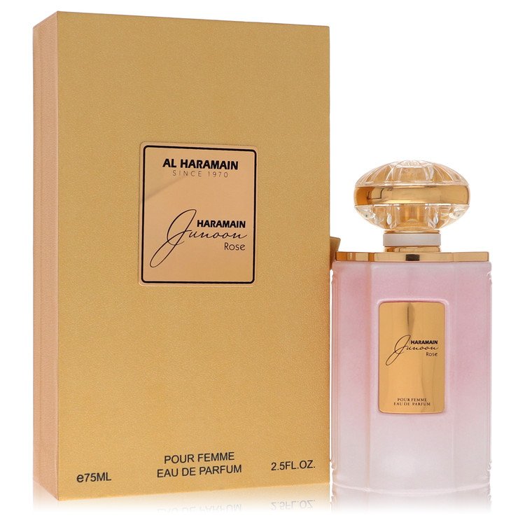 Al Haramain Junoon Rose Eau De Parfum Spray 2.5 oz (75 ml) for Women The Fragrance Avenue