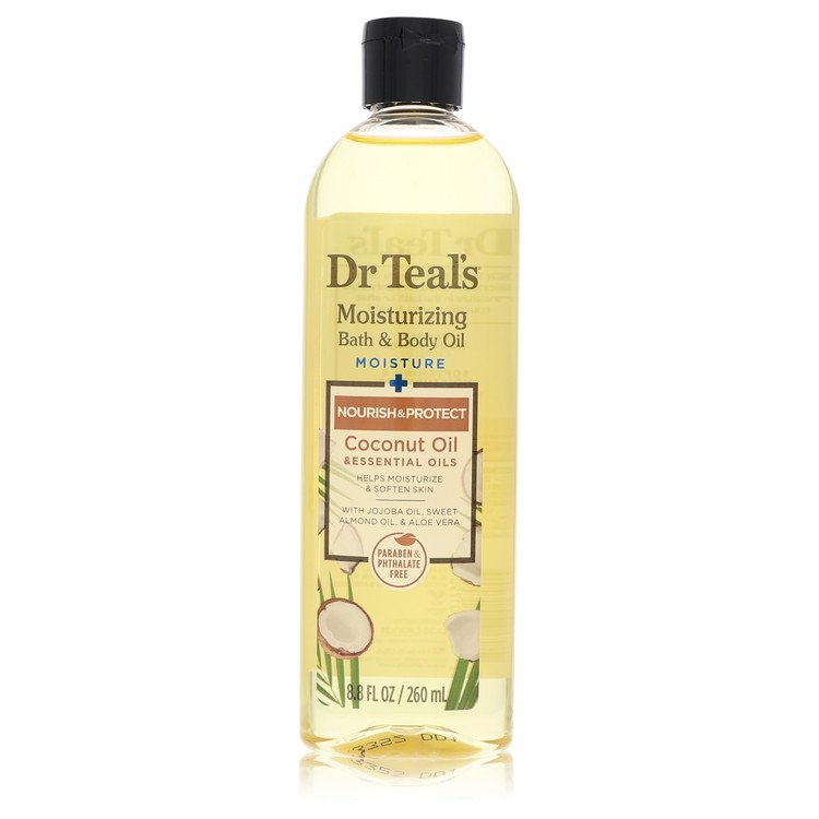 Dr Teal's Moisturizing Bath & Body Oil with Nourishing Coconut, Jojoba, Almond Oils & Cocoa Butter, 8.8 oz/260 ml The Fragrance Avenue