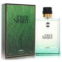 Ajmal Free Spirit Eau De Parfum Spray 3.4 oz (100 ml) for Men The Fragrance Avenue