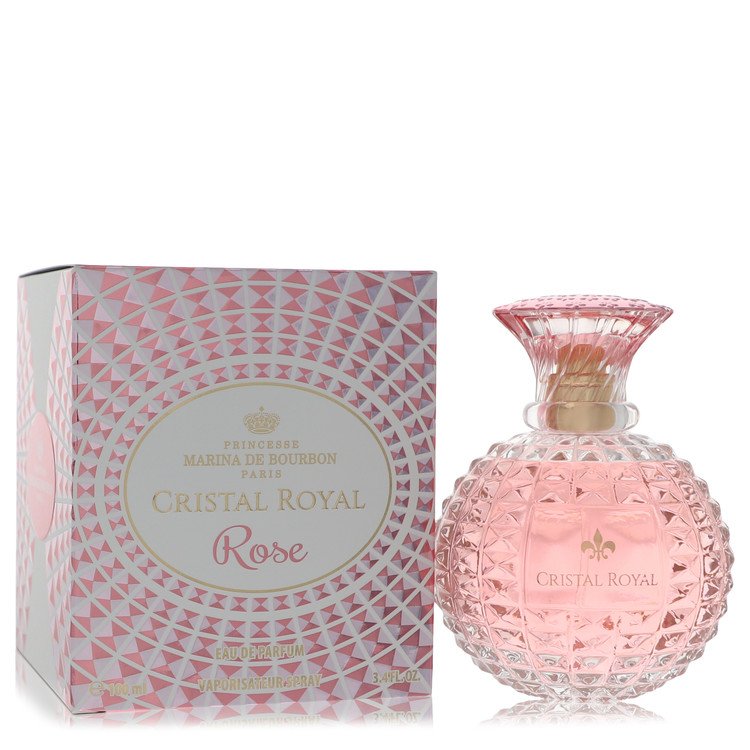 Marina De Bourbon Cristal Royal Rose Eau De Parfum Spray 3.4 oz / 100 ml for Women The Fragrance Avenue