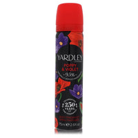 Yardley Poppy & Violet Body Fragrance Spray for Women 2.6 oz / 75 ml by Yardley London The Fragrance Avenue