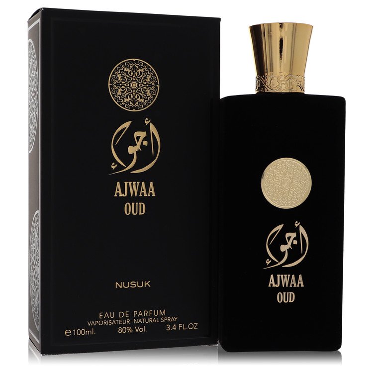 Nusuk Ajwaa Oud Unisex Eau De Parfum Spray, 3.4 oz / 100 ml for Men The Fragrance Avenue